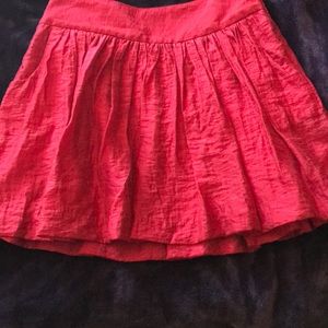 Express Red Mini Skirt Women’s Size 0